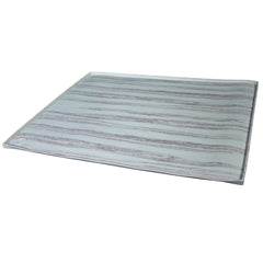 Pet Food Mat - Large- Grey Wood Grain