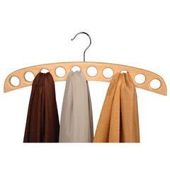 Cejon Scarf Hanger With10-Hole Scarf Hanger - (Natural) (16.