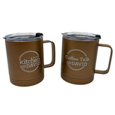 In the Kitchen with David Set of (2) 14-oz Travel Mugs