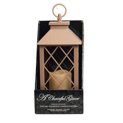 SAND LANTERN ~ Dimensions: 5.5 x 13.5 LED lights, 2x AA Batteries (not included) 5 hour timer