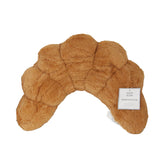 CROISSANT PILLOW - 17 in. x 12 in. x 3 in.- BROWN