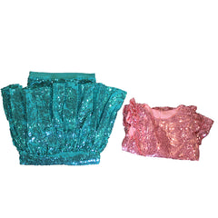 Butterfly Craze Girls Mermaid Costume | Purple & Green – Medium, Ages 3–4