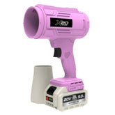 20v kit - blower + 1 nozzle + 2 pin charger + 5 A battery, Pink