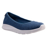 Spenco Footwear Daily Stretch Jersey Bluestone -Wide