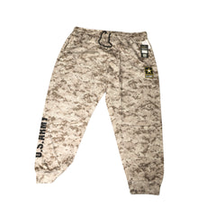 BIG & TALL MEN'S US ARMY - POLY SPAN PK FLEECE - DESERT CAMO AOP (WS# 81314) ~ Sweatpants
