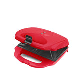 Greenlife Pro Ceramic Nonstick Electric Panini Press Grill and Sandwich Maker - Red