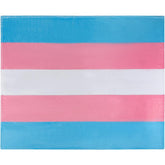 Transgender Flag Throw Blanket - 50 x 60