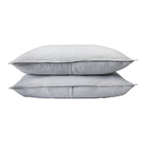Silk & Snow - Flax Linen Sham Set - Standard (luna)