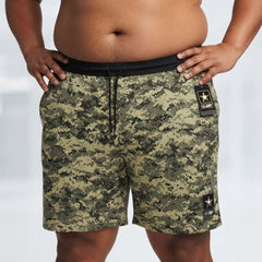 BIG & TALL MEN'S US ARMY - CVC FRENCH TERRY - CAMO (WS# 81422B / 81320) ~ Shorts