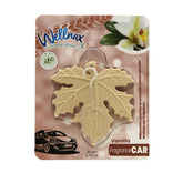 Wellnax Leaf Car refresher Vanilla 24/4 - Exp. 05/28 -Priced By Pc Sold By 24ct Display