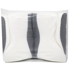 Cozypalyer Cervical Memory Foam Pillow Unboxed White- Dark Grey
