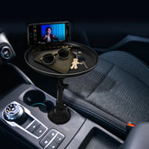 Car Tray + Phone Holder Black