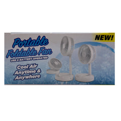 Northern Chill Portable Foldable Fan Cool Air Anytime & Anywhere