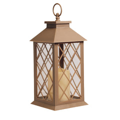 SAND LANTERN ~ Dimensions: 5.5 x 13.5 LED lights, 2x AA Batteries (not included) 5 hour timer