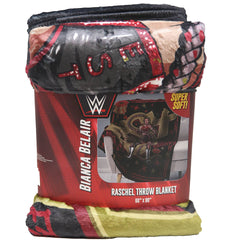 Sleep Squad WWE Bianca Belair 60 x 80 Rashel Throw Blanket.