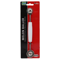 Stainless Steel Double Melon Baller | Double-Ended Fruit Scoop Kitchen Tool