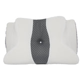 Cozypalyer Cervical Memory Foam Pillow Unboxed White- Dark Grey