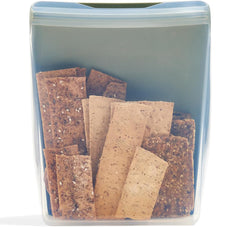 W&P Porter Silicone Reusable Storage Bag, 50oz Stand-Up-SAGE