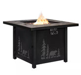 Hampton-Bay-36-in-W-50000-Btu-Steel-Propane-Outdoor-with-Lava-Rocks-FP21530-Z/320012222