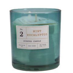 APOTHECARY GLASS CANDLE ASSORTED - Vanilla, Mint Eucalyptus, Orange Bergamot, Tuberose Wood, Amber Peony