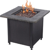 Fire pit 30 With Cover 50K BTU 30in x 30in x 24.8in
