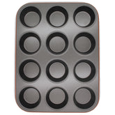 12 CUP MUFFIN PAN Orange - No Retail Packaging