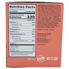 LTO Classic Cookie Soft Baked Snickerdoodle 3oz - Caddies (12 per case) Best By : 08/07/2026