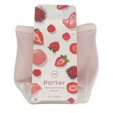 W&P Porter Silicone Reusable Storage Bag, 46oz Flat-BLUSH