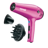 Conair ION 1875 W CORD REEL HAIRDRYER PINK BCRF - Damaged Box