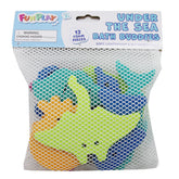 Fun Play Under The Sea Bath Buddies 13pc Foam