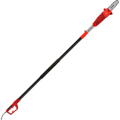 Sun Joe 8" 6.5-AMP Elec Pole Chain Saw w/Adjustable Head w/goggles, Red