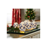 Set Of 5 Illuminated Translucent Porcelain Eggs