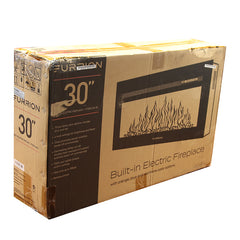 Furrion Built-In Electric Fireplace - BLACK