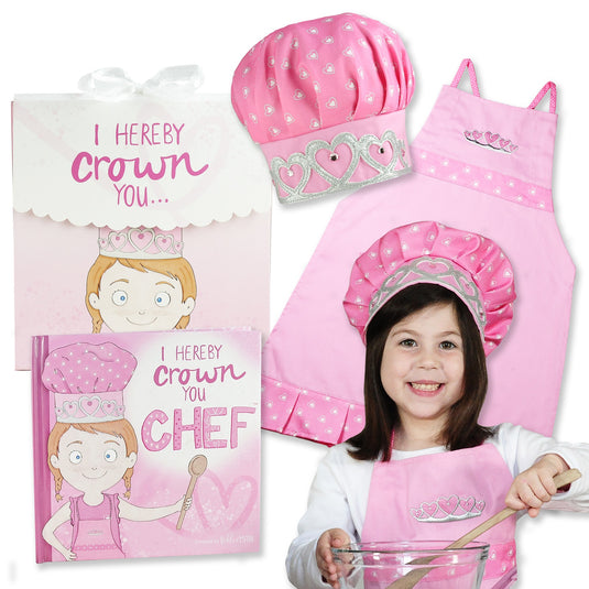 Tickle & Main I Hereby Crown You - Chef Princess Gift Set