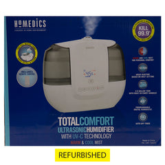 Homedics Total Comfort Ultrasonic Humidifier With UV- C Technology Refurbished Grade A