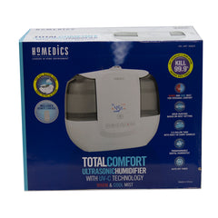 Homedics Total Comfort Ultrasonic Humidifier With UV- C Technology Refurbished Grade A