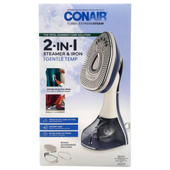 Conair 2-in-1 Steamer & Iron with Gentle Temp