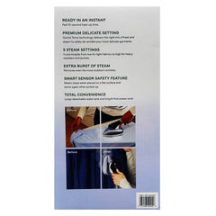 Conair 2-in-1 Steamer & Iron with Gentle Temp