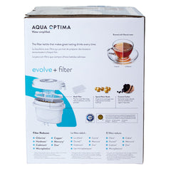 AQUA OPTIMA KT3000 Glass Water Filter Kettle with Variable Temperature Control