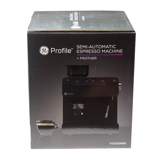GE Profile™ Semi Automatic Espresso Machine + Frother Black