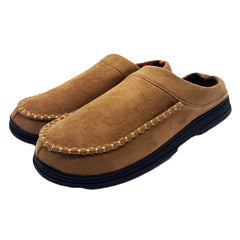 Woodland Creek Mens Slide Moccasin Slippers Medium