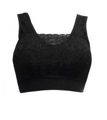 Genie Seamless Padded Bra Lace Black / Small - Mail Order With Retail Box Inside - As Seen On TV