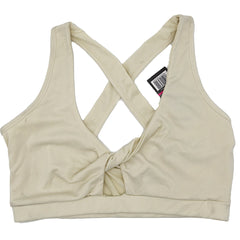 Series 8 Fitness Cream Front Twist Sports Bra Pre Priced $5 Assorted Sizes 2 Small UPC # 1922342823446 ,4 Medium UPC # 1922342823439 , 4 Large UPC # 1922342823422 , X Large UPC # 1922342823415