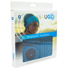 UGO Beanie - Blue Beanie Caps Sport - with Bluetooth Headphones