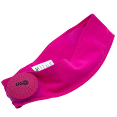 UGO Beanie - Pink Head Bands - with Bluetooth Headphones