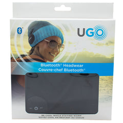 UGO Beanie - Black Sport Toque - with Bluetooth Headphones