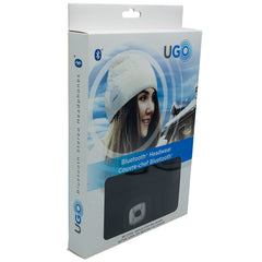 UGO Beanie - Black Beanie & light - with Bluetooth Headphones
