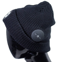 UGO Beanie - Black Beanie & light - with Bluetooth Headphones
