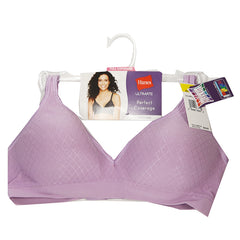 Hanes Perfect Coverage Bra Assorted Sizes Light Purple