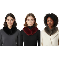 Muffler Rabbit Collar W/Clip/Broach